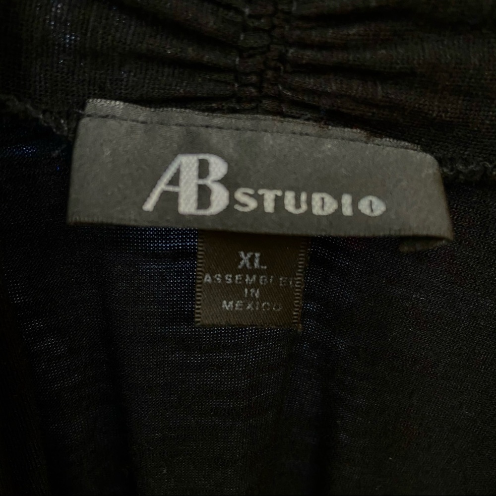 AB Studio Black Lightweight Jacket - Picture 5 of 7
